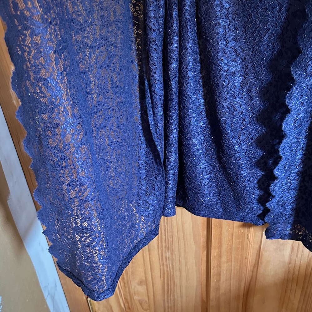 Alex Evenings Midnight Lace Ensemble - Picture 3 of 8